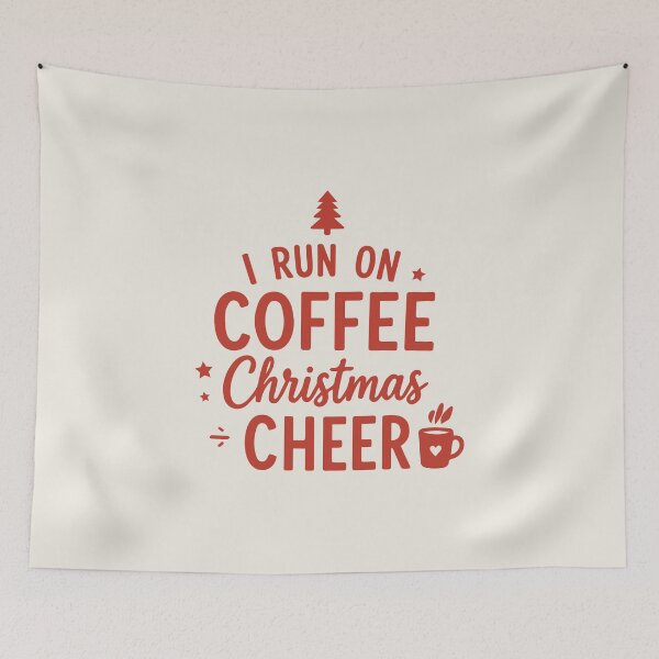 Item preview, Coffee Christmas Cheer – Festive Holiday Art designed and sold by Tklezardesigns.