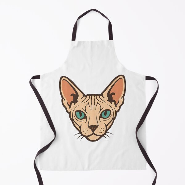 Item preview, Sphynx Cat Portrait Hairless Cat Retro designed and sold by Photo-Sphere101.
