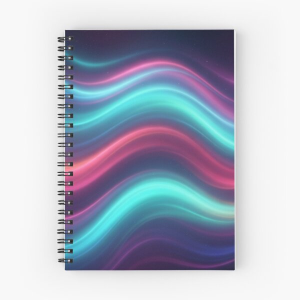 Item preview, Vibrant Glowing Neon Wave Motion Pattern designed and sold by Owcomm.