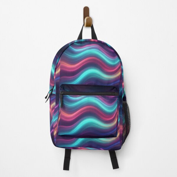 Item preview, Vibrant Glowing Neon Wave Motion Pattern designed and sold by Owcomm.