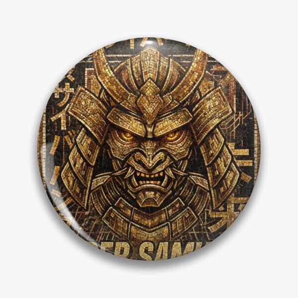 Item preview, Cyber Samurai Imperial Gold Mosaic - Golden Emperor designed and sold by Csaba1983.