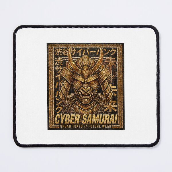 Item preview, Cyber Samurai Imperial Gold Mosaic - Golden Emperor designed and sold by Csaba1983.