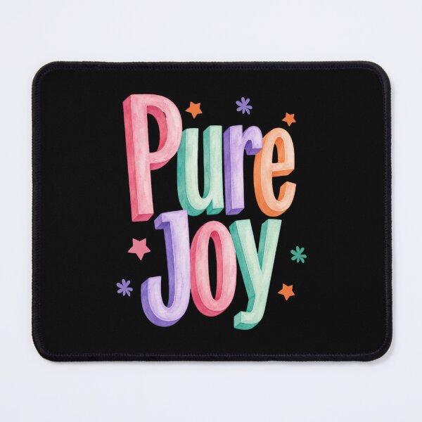 Item preview, Pure Joy Watercolor Pastel Typography designed and sold by NosandEdgy.