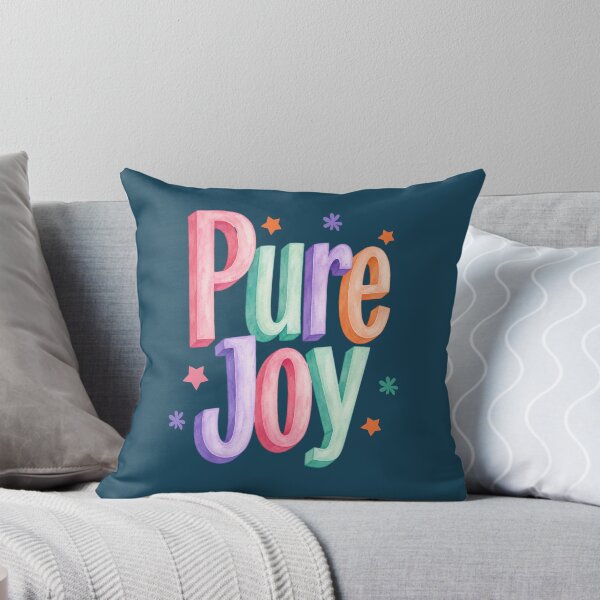 Item preview, Pure Joy Watercolor Pastel Typography designed and sold by NosandEdgy.