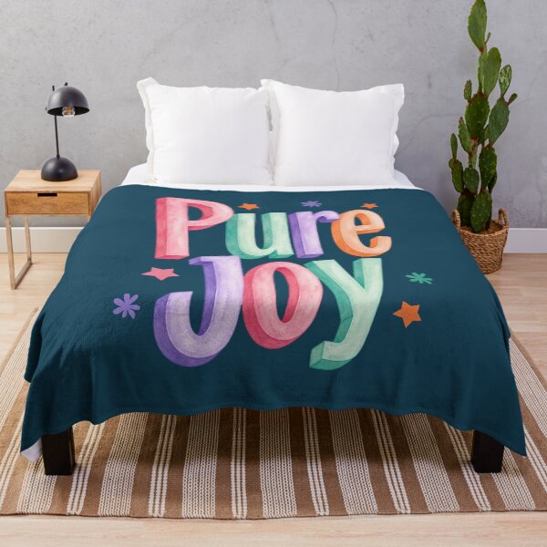 Item preview, Pure Joy Watercolor Pastel Typography designed and sold by NosandEdgy.