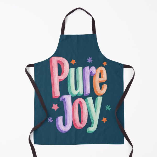 Item preview, Pure Joy Watercolor Pastel Typography designed and sold by NosandEdgy.