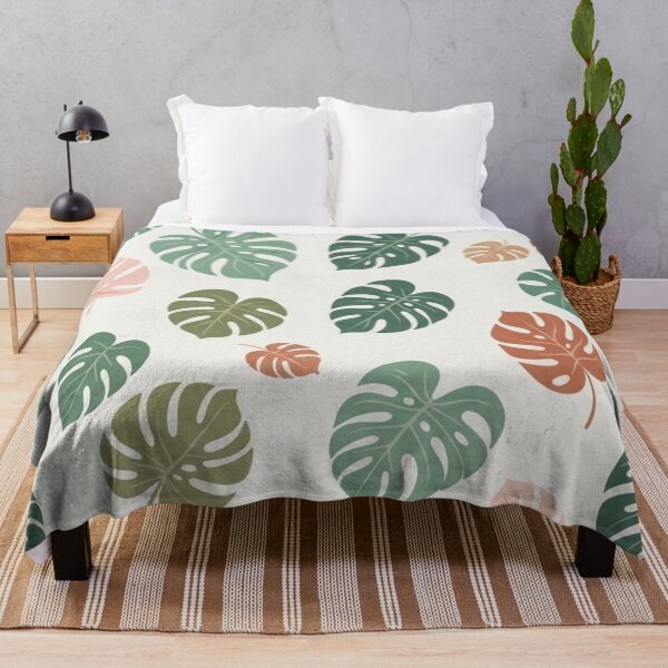 Item preview, Boho Tropical Monstera Leaves Botanical Pattern designed and sold by Owcomm.