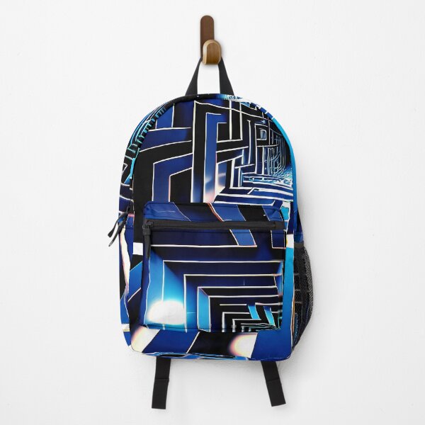 Item preview, Surreal World Imaginary Sci Fi Blue Geometric Designs designed and sold by DEC02.