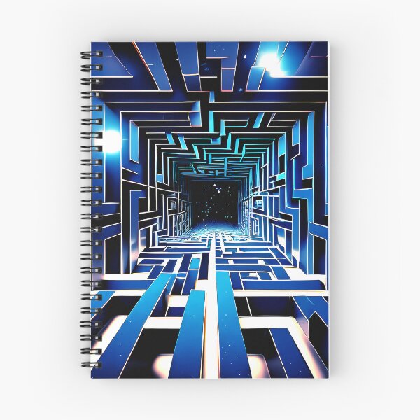 Item preview, Surreal World Imaginary Sci Fi Blue Geometric Designs designed and sold by DEC02.