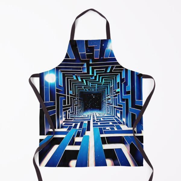 Item preview, Surreal World Imaginary Sci Fi Blue Geometric Designs designed and sold by DEC02.