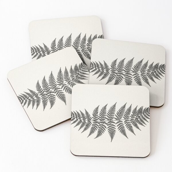 Item preview, Black Fern Frond Botanical Illustration Print designed and sold by Owcomm.