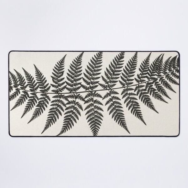 Item preview, Black Fern Frond Botanical Illustration Print designed and sold by Owcomm.