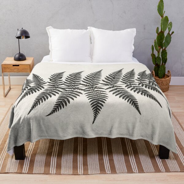 Item preview, Black Fern Frond Botanical Illustration Print designed and sold by Owcomm.