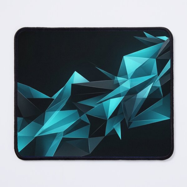 Item preview, Dark Blue Geometric Crystal Shards Composition designed and sold by Owcomm.