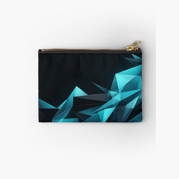 Item preview, Dark Blue Geometric Crystal Shards Composition designed and sold by Owcomm.