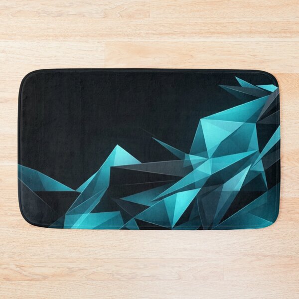 Item preview, Dark Blue Geometric Crystal Shards Composition designed and sold by Owcomm.