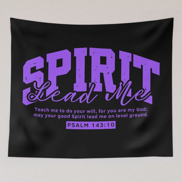 Item preview, Spirit Lead Me - Christian Quotes designed and sold by MoriaStore.