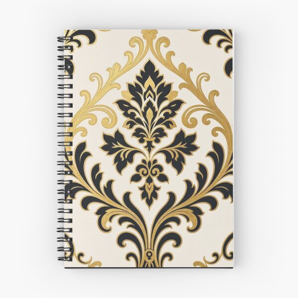 Item preview, Off White, Black & Gold Damask-Baroque  designed and sold by DesignsByPrnces.