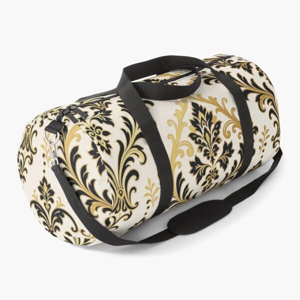 Item preview, Off White, Black & Gold Damask-Baroque designed and sold by DesignsByPrnces.