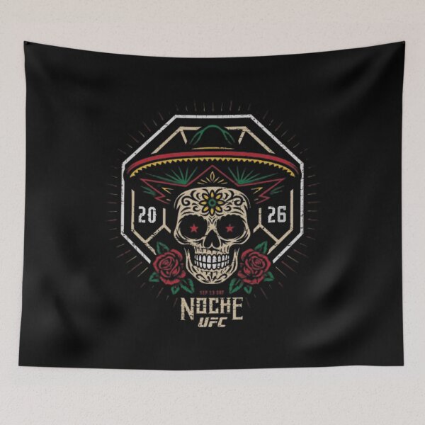 Item preview, UFC Noche 2026 Sugar Skull designed and sold by JeyVel.