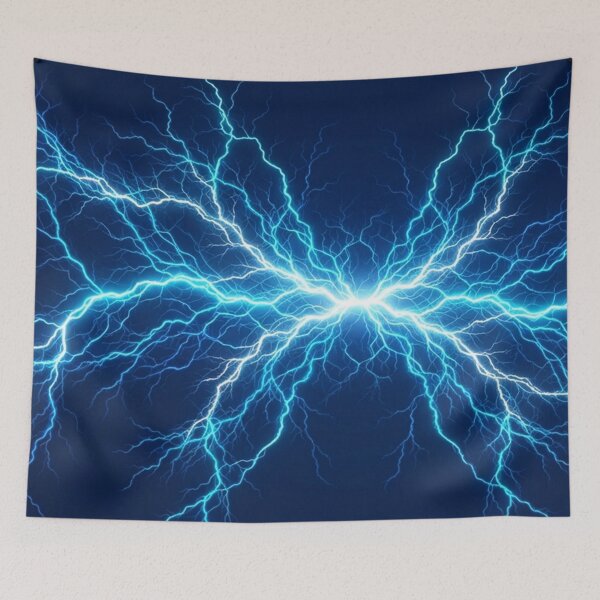 Item preview, Electric Blue Lightning Storm Energy Burst designed and sold by Owcomm.