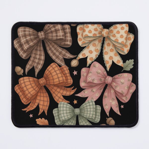 Item preview, Fall Bows Coquette Autumn Pumpkin Plaid designed and sold by Nzgiftsandmore.