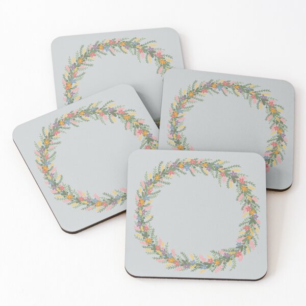 Item preview, Floral wreath designed and sold by Line & Tide.