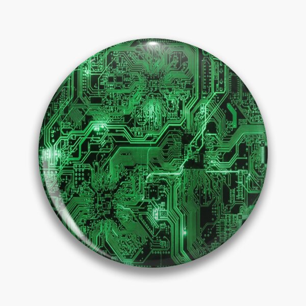 Item preview, Glowing Green Circuit Board Tech Pattern designed and sold by Owcomm.