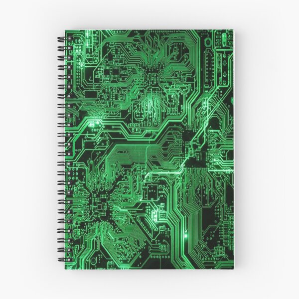 Item preview, Glowing Green Circuit Board Tech Pattern designed and sold by Owcomm.
