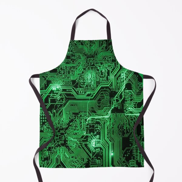 Item preview, Glowing Green Circuit Board Tech Pattern designed and sold by Owcomm.
