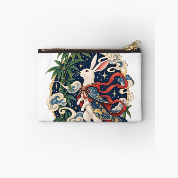 Item preview, Japanese Moon Rabbit – Celestial Hare, Bamboo & Moon Art designed and sold by Substance_life.
