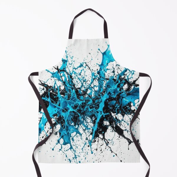 Item preview, Vibrant Blue And Black Paint Splash designed and sold by Owcomm.