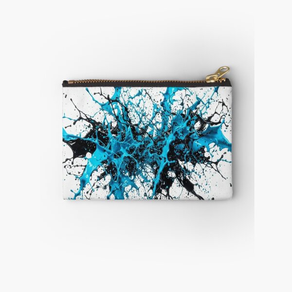 Item preview, Vibrant Blue And Black Paint Splash designed and sold by Owcomm.
