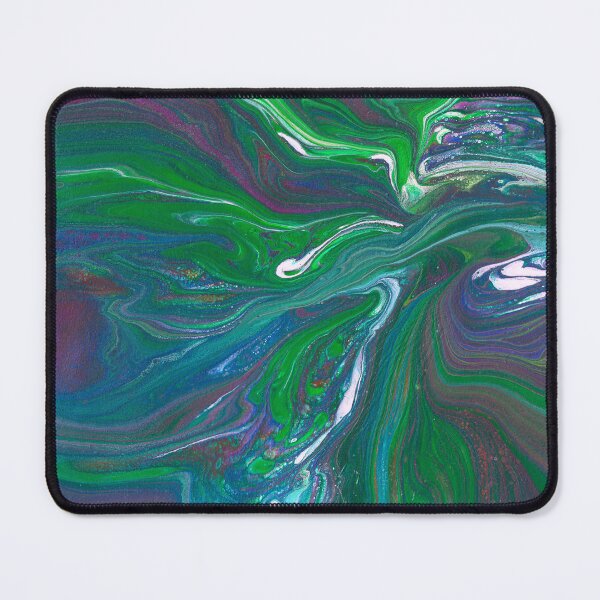 Item preview, Warm Ride Soothing Green Blue Abstract designed and sold by Doug  Siegel.