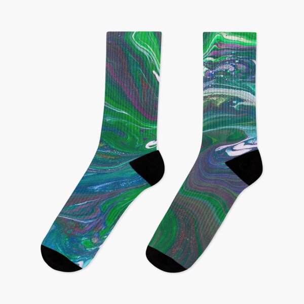 Item preview, Warm Ride Soothing Green Blue Abstract designed and sold by Doug  Siegel.
