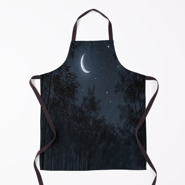 Item preview, Midnight Bamboo Forest Under Crescent Moon designed and sold by Owcomm.