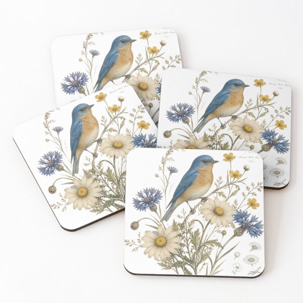 Item preview, Bluebird Wildflower designed and sold by VaneDesings.