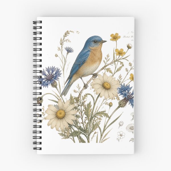 Item preview, Bluebird Wildflower designed and sold by VaneDesings.