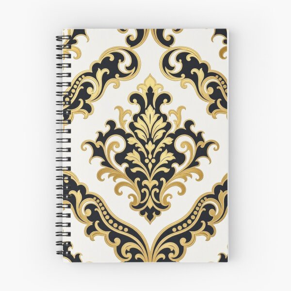 Item preview, White, Black & Gold Baroque & Damask designed and sold by DesignsByPrnces.