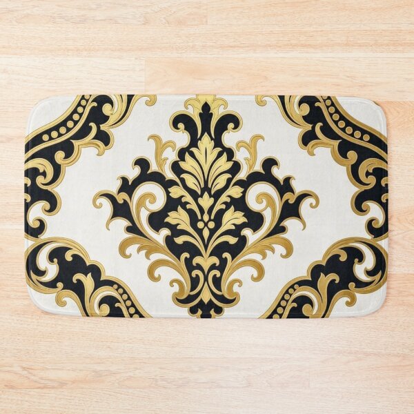 Item preview, White, Black & Gold Baroque & Damask designed and sold by DesignsByPrnces.