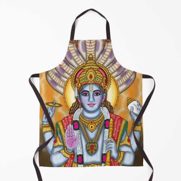 Item preview, Lord Vishnu Digital Drawing | Divine Hindu God Artwork & Spiritual Illustration designed and sold by Harshit_Digital_Arts.