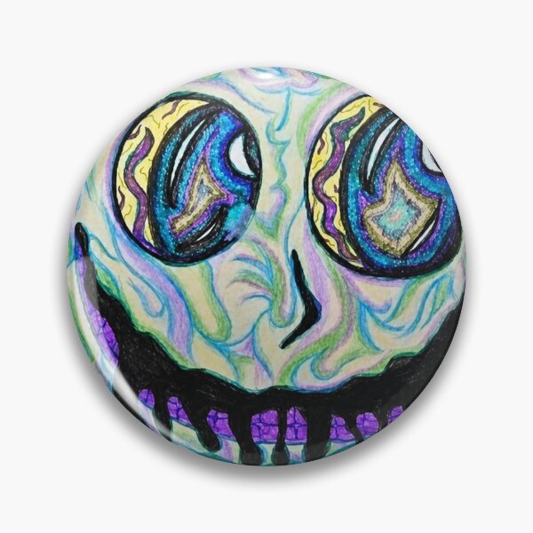 Item preview, Hand-Drawn Psychedelic Wavy Smile designed and sold by dejatyja.