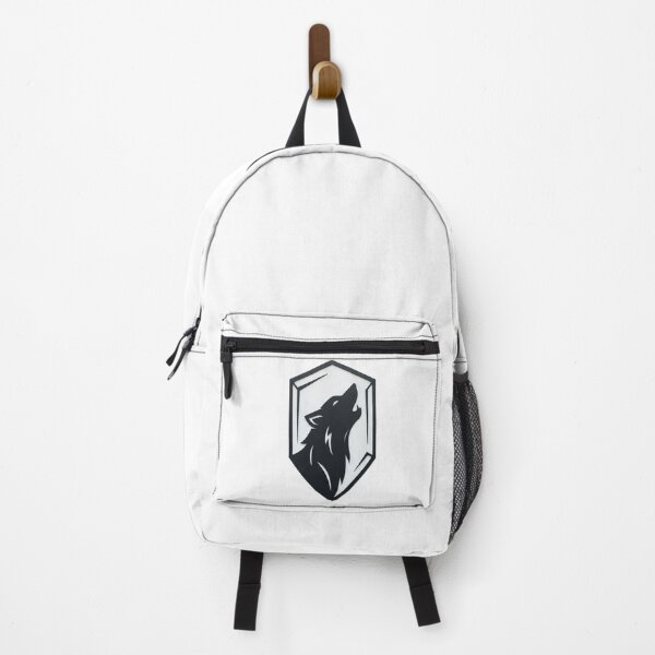 Item preview, Black and White Howling Wolf Shield Emblem designed and sold by Owcomm.