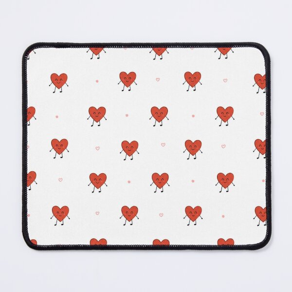 Item preview, Cute Smiling Heart Pattern – Kawaii Love Aesthetic designed and sold by itxelaraStudio.