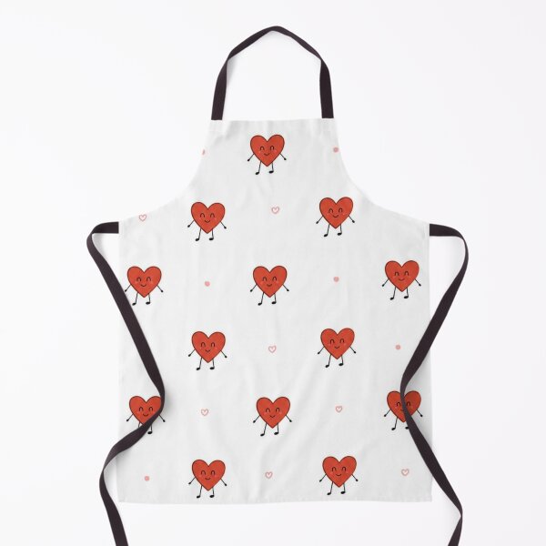 Item preview, Cute Smiling Heart Pattern – Kawaii Love Aesthetic designed and sold by itxelaraStudio.