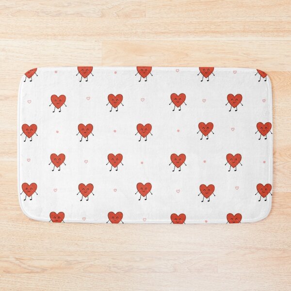 Item preview, Cute Smiling Heart Pattern – Kawaii Love Aesthetic designed and sold by itxelaraStudio.