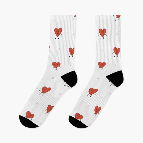 Item preview, Cute Smiling Heart Pattern – Kawaii Love Aesthetic designed and sold by itxelaraStudio.
