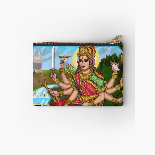 Item preview, Goddess Durga Digital Drawing | Divine Hindu Goddess Artwork & Spiritual Illustration designed and sold by Harshit_Digital_Arts.
