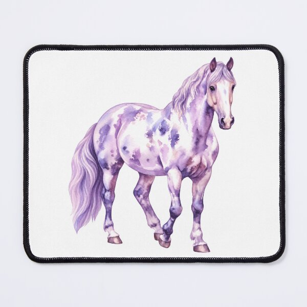 Item preview, Lavender Purple Watercolor Horse Sticker designed and sold by PalleteCreation.