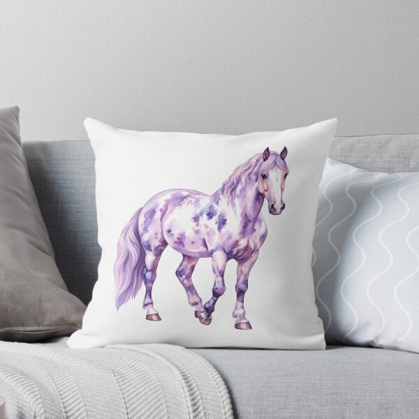 Item preview, Lavender Purple Watercolor Horse Sticker designed and sold by PalleteCreation.